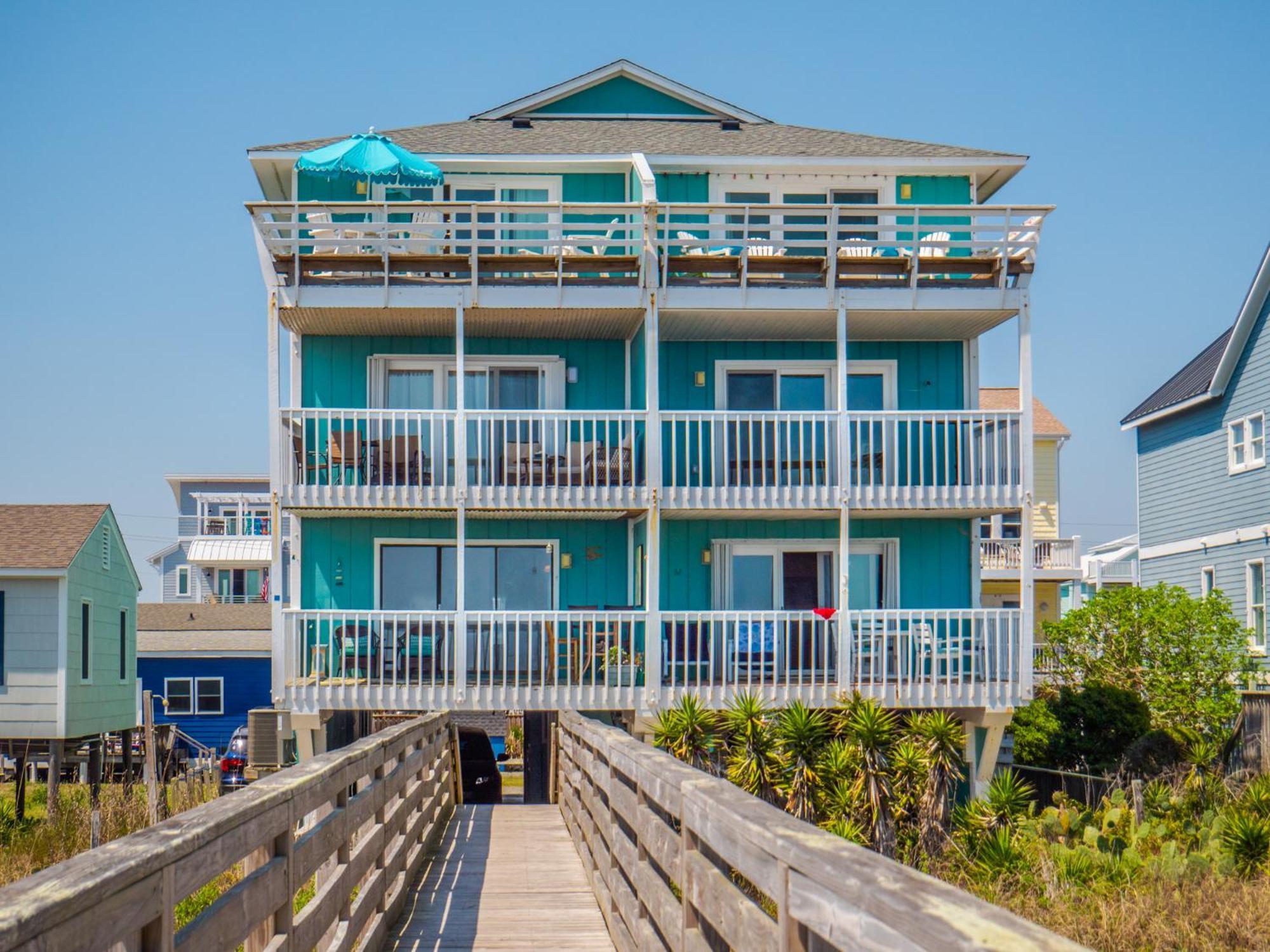 Appartement The Sandcastle At Tiki à Carolina Beach Extérieur photo